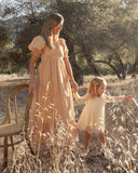 Celine Dress - Embroidered Daisy