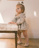Elodie Romper - Blue Garden