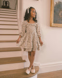 Elodie Dress - Blue Garden