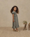 Maggie Dress - Eucalyptus French Floral