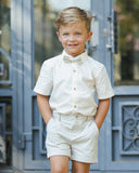 Suspender Short - Sky Stripe