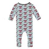 Print Convertible Coverall - Mom Tattoo