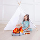 Print Short Sleeve Pajama Set - Jade Campfire