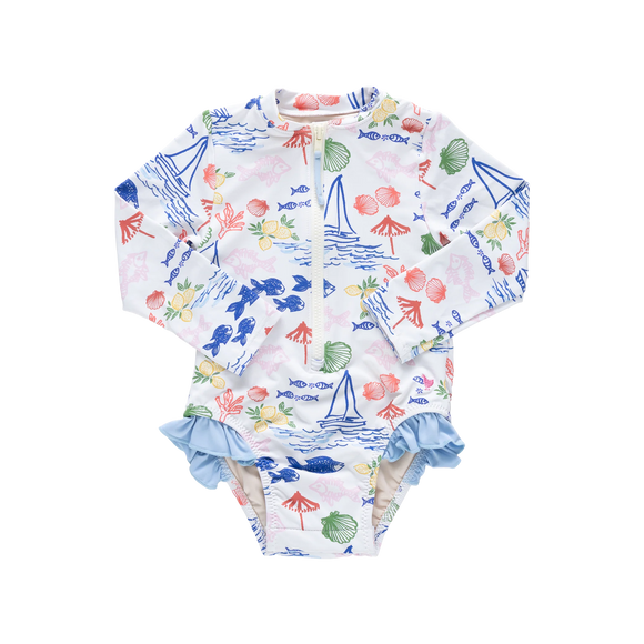 Girls Arden Suit - Island Multi