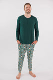 Green Santa Claus Lane Men's Top