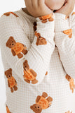 Gingham Little Boo Bear Two-Piece Set