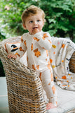 Gingham Little Boo Bear Zipper Romper
