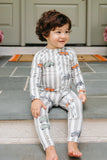 Spooky Little Riders Zipper Romper