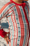 Heritage Striped Zipper Romper