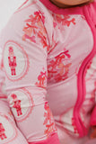 Wrapped in Bows Zipper Romper