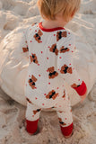 Star Spangled Teddy Zipper Romper