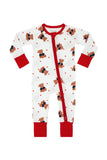 Star Spangled Teddy Zipper Romper