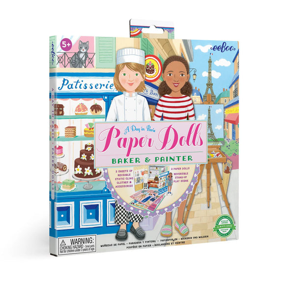 Baker and Painter Paper Doll Sets