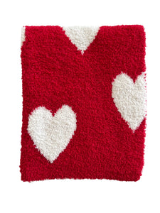 Phufy® Bliss Mini Blanket, Red Heart