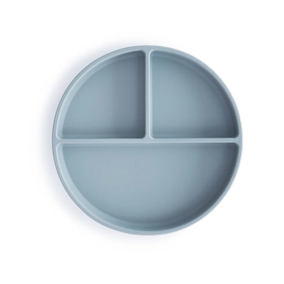 Silicone Suction Plate - Powder Blue