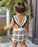 Crochet Romper - Abstract