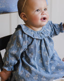 Long Sleeve Isla Dress - Blue Floral