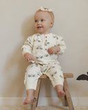 Relaxed Fleece Jumpsuit - Bats