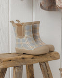 Rain Boots - Blue Plaid