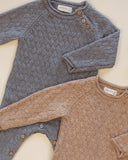 Cozy Heather Knit Jumpsuit - 2 Colors!