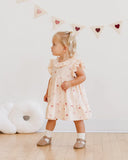 Charlotte Dress, Heart Embroidery