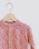 Knit Cardigan, Lipstick