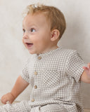 Charlie Jumpsuit - Sage Gingham
