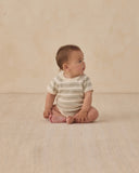 Rowan Romper - Sage Stripe