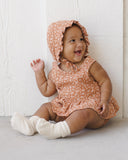 Woven Ruffle Bonnet - Poppy Floral
