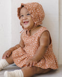 Woven Ruffle Bonnet - Poppy Floral