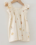 Smocked Jersey Dress - Carnival