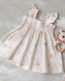 Smocked Jersey Dress - Carnival