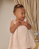 Ruffle Tank Dress - Vintage Stripe