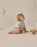 Waffle Tee + Short Set - Sky Stripe
