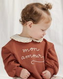Collared Sweatshirt - Mon Amour - Baby Girl