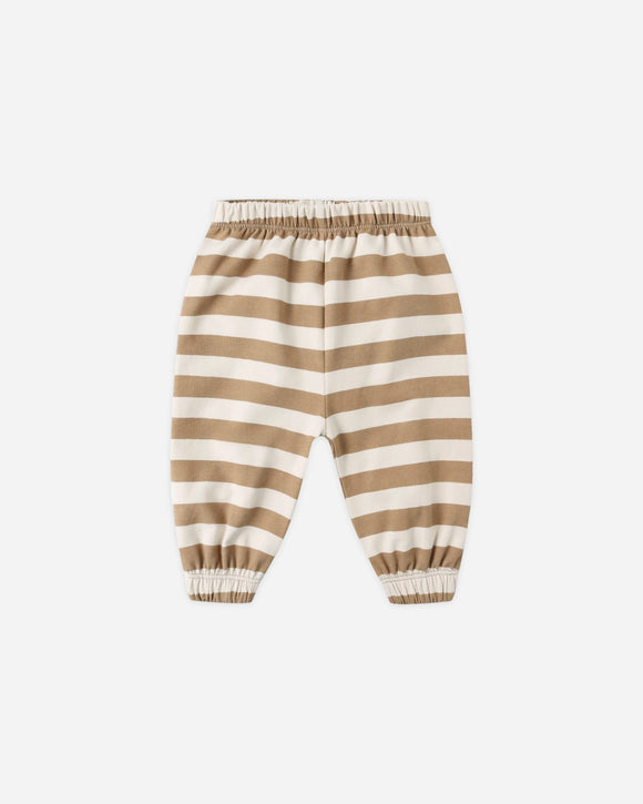 Oversized Sweatpants - Gold Stripe