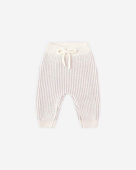Chunky Knit Pant - Lilac