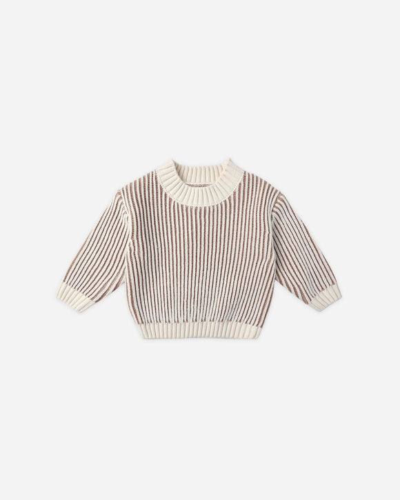 Relaxed Knit Sweater - Gold