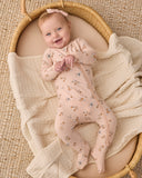 Bamboo Zip Footie - Candy