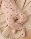 Bamboo Zip Footie - Candy