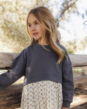 Sweatshirt Dress - Vintage Fleur