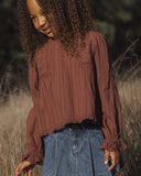 Pleated Denim Skirt - Indigo