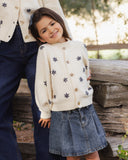 Pleated Denim Skirt - Indigo