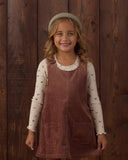 Ribbed Long Sleeve - Natural Ditsy