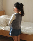Bow Sweater Vest - Midnight