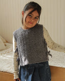 Bow Sweater Vest - Midnight