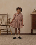 Camille Dress - Brick Check, Girls