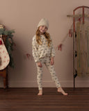 Spongey Knit Set - Evergreen Bows, Baby