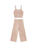 Fuzzy Knit Set - Blush