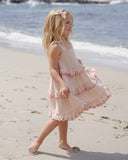 Ruffled Swing Dress - Petal Gingham